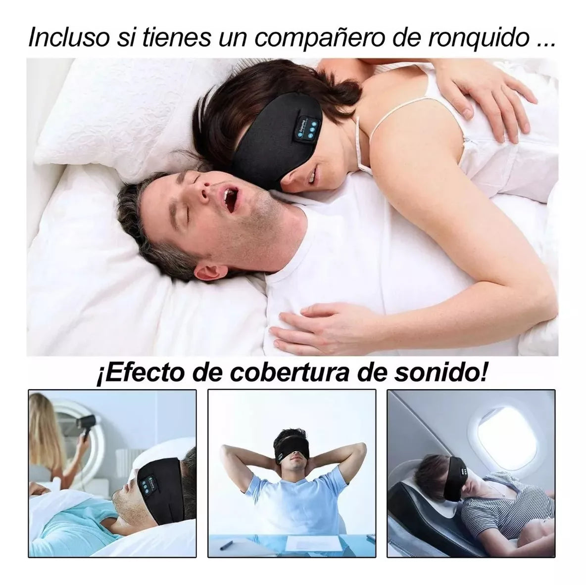 SLEEPZPRO™ - ANTIFAZ CON AUDIFONOS