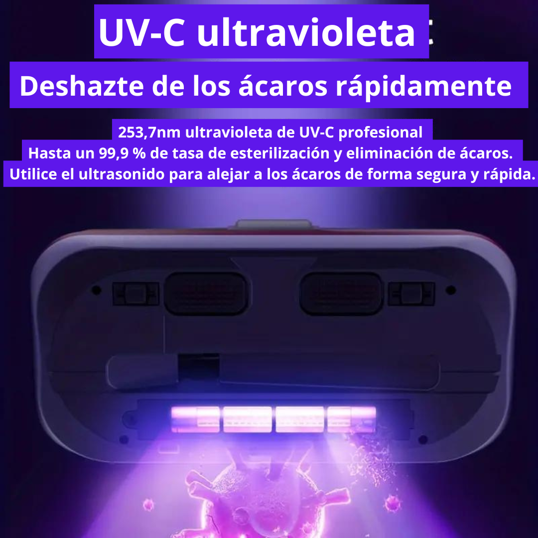 MAXICLEAN™-ASPIRADORA PORTATIL CON FILTRO UV